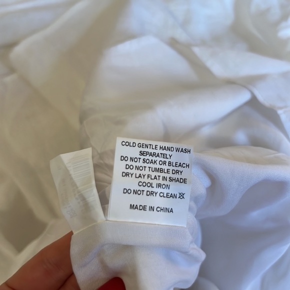 Dissh Ariana Linen White Dress - Picture 6 of 7